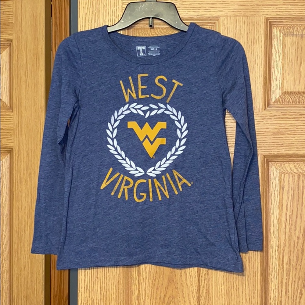 💛💙 Girls WVU Long Sleeve Tee 💙💛